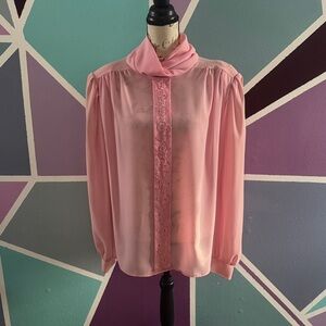 Elegant Pink Women's Blouse